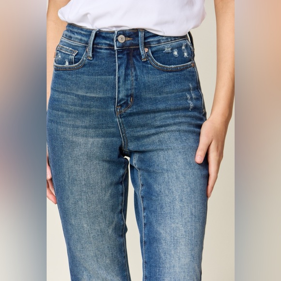 Judy Blue Full Size Tummy Control High Waist Slim Jeans - Picture 6 of 6